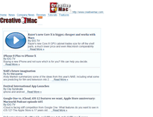 Tablet Screenshot of creativemac.com